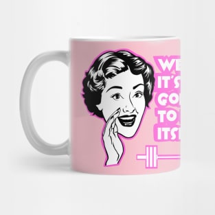 Fitness, barbell girl, gym girl, fitness girl Mug